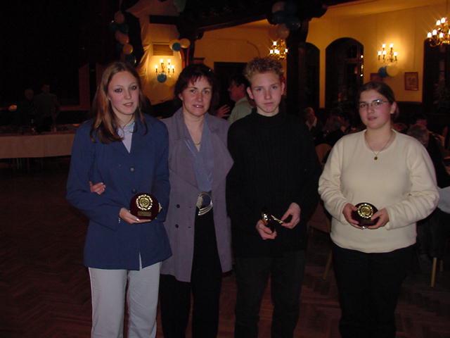 Nos Sportifs à l'Honneur de l'AG de la SCHR du 07.04.01