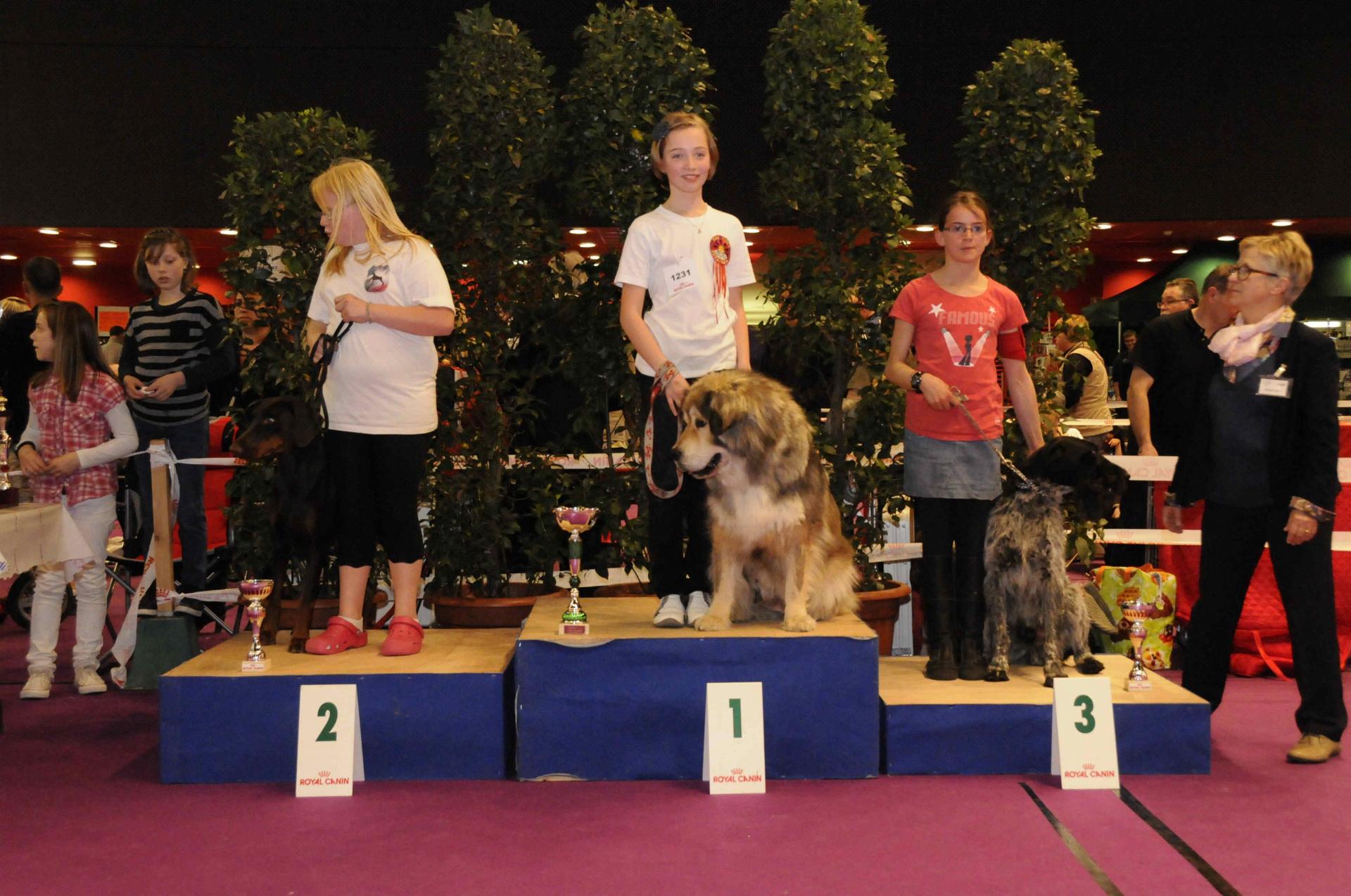 Podium jeunes 1 cat dimanche